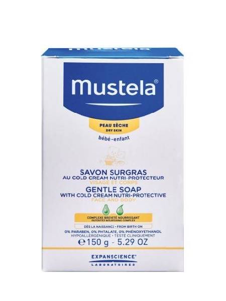 Mustela Gentle Soap <br>سابوونی خۆشتن بۆ پێستی وشك